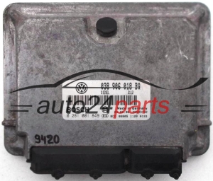 KOMPUTER STEROWNIK SILNIKA SKODA OCTAVIA 1.9 TDI AGR 038906018BQ, 038 906 018 BQ, BOSCH 0 281 001 849, 0281001849, DIESEL 2112, 28SA3732 