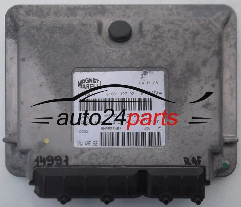 KOMPUTER STEROWNIK SILNIKA FIAT PANDA  MAGNETI MARELLI IAW 4AF.S2, IAW4AFS2, 51782647, 61601.127.02, 6160112702