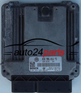 CALCULATEUR MOTEUR VW VOLKSWAGEN GOLF 1.9 TDI 03G906016FS, 03G 906 016 FS, BOSCH 0281011955, 0 281 011 955, DIESEL EDC16U1 6124, 1039S06188