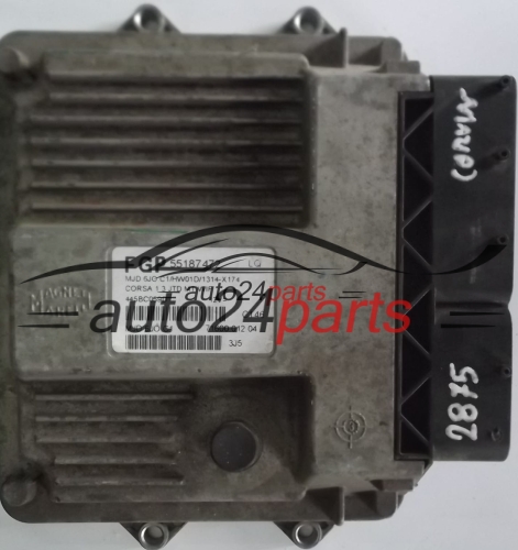 CALCULATEUR MOTEUR OPEL CORSA 1.3 CDTI MAGNETI MARELLI MJD 6JO.C1, MJD6JOC1, MJD6J0C1, FGP 55187472 LQ, 71600.012.04, 7160001204