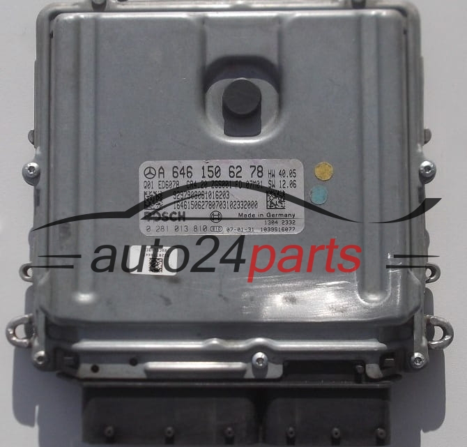 ECU CENTRALITA DE MOTOR  MERCEDES SPRINTER 2.2 CDI BOSCH 0 281 013 810, A 646 150 62 78
