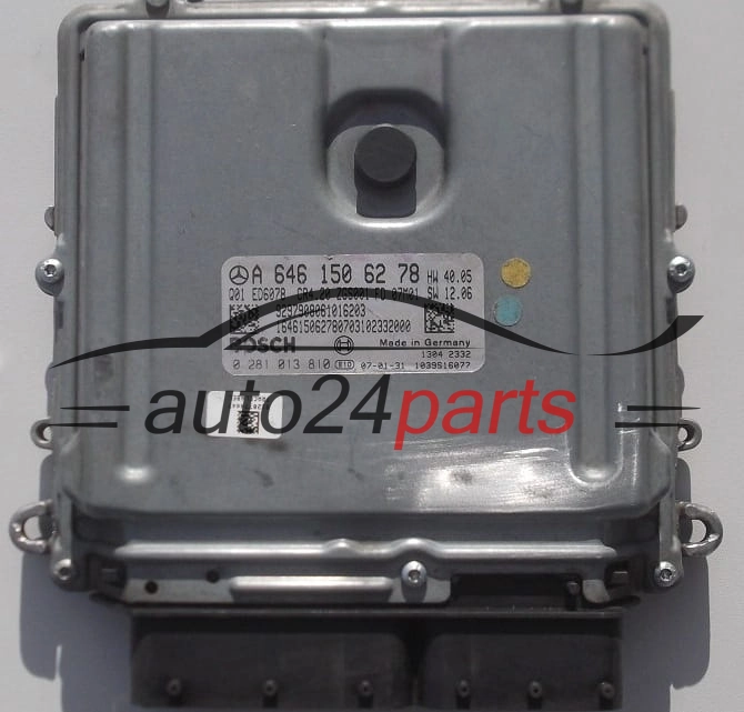 ECU CENTRALITA DE MOTOR  MERCEDES SPRINTER 2.2 CDI BOSCH 0 281 013 810, A 646 150 62 78
