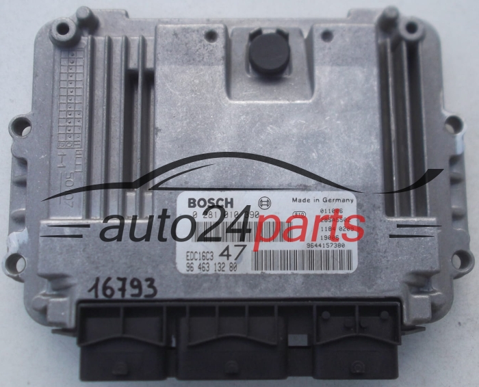 steuergerät PEUGEOT 307 1.4 HDI 0281010390  9646313280 9644157380 28SA5502 EDC16C3 47