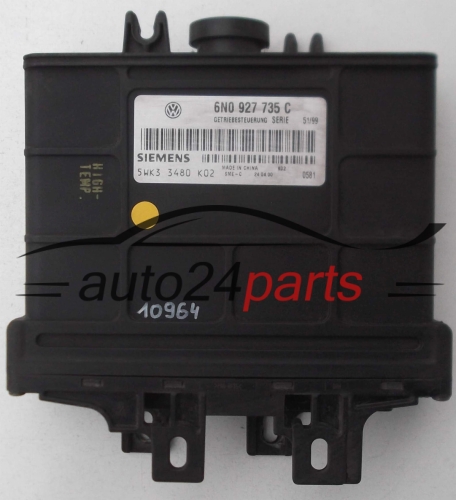 BOITE DE VITESSES AUTOMATIQUE VW VOLKSWAGEN LUPO 3L 1.2 TDI SIEMENS 5WK3 3480 K02, (01), 5WK33480K02, 6N0 927 735 C, 6N0927735C
