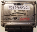 KOMPUTER STEROWNIK SILNIKA SKODA OCTAVIA 1.9 TDI ASV AHF 038 906 012 CL
