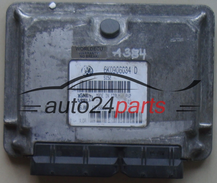KOMPUTER STEROWNIK SILNIKA SEAT IBIZA 1.4 Magneti Marelli IAW 4LV.0A, IAW 4LV.OA, 6K0 906 034 D, 61600.553.03