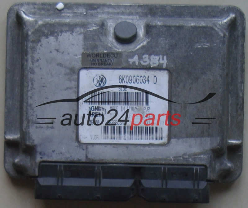 KOMPUTER STEROWNIK SILNIKA SEAT IBIZA 1.4 Magneti Marelli IAW 4LV.0A, IAW 4LV.OA, 6K0 906 034 D, 61600.553.03