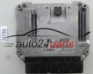 KOMPUTER STEROWNIK SILNIKA VW VOLKSWAGEN GOLF 2.0 TDI 03L906018BB, 03L 906 018 BB, 03L907309R, 03L 907 309 R BOSCH 0281016406, 0 281 016 406