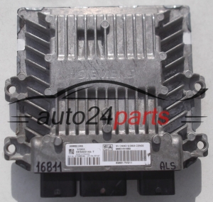 CALCULATEUR MOTEUR CITROEN C2 C3 1.4 HDI SIEMENS 5WS40514A-T, 5WS40514AT, 9663181680 89661-YV011