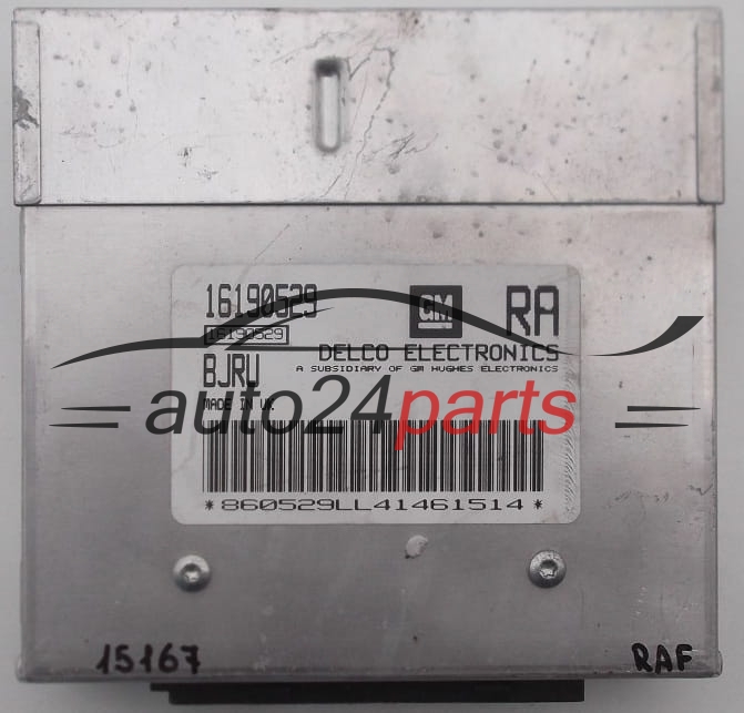 Centralita de motor OPEL CORSA 1.2 16190529