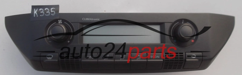 PANEL OGRZEWANIA STEROWNIK NAWIEWU REGULATOR KLIMATRONIK VOLKSWAGEN POLO VDO 412 206 017 007, 412206017007, 6Q0 907 044 E, 6Q0907044E 