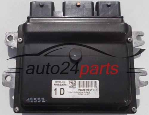 KOMPUTER STEROWNIK SILNIKA NISSAN MICRA MEC93-010, MEC93010, 1D, C1 - 