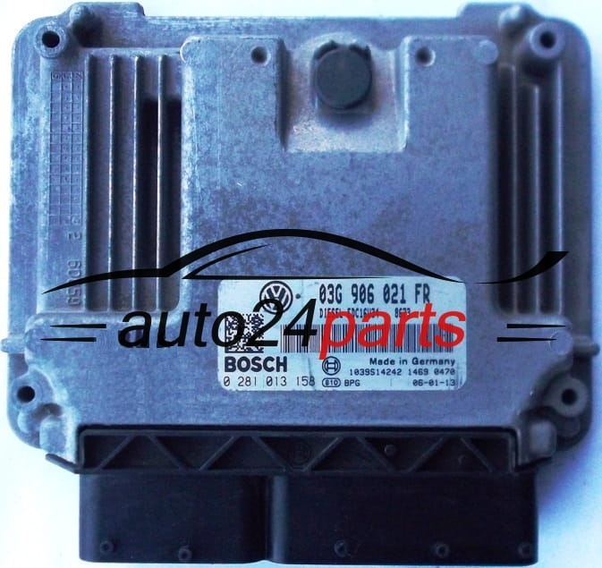ECU CENTRALITA DE MOTOR VW VOLKSWAGEN BOSCH 0281013158, 03G906021FR