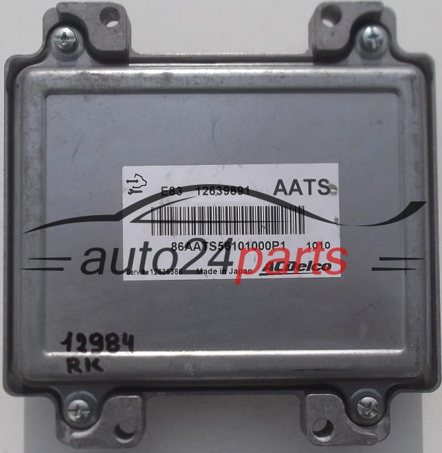 MOTORSTEUERGERÄT ECU STEUERGERAT OPEL MERIVA B 1.4 A14XER 12639891 AATS 12636386