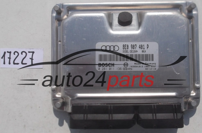 KOMPUTER STEROWNIK SILNIKA AUDI A6 2.5 TDI BOSCH 0 281 011 136,