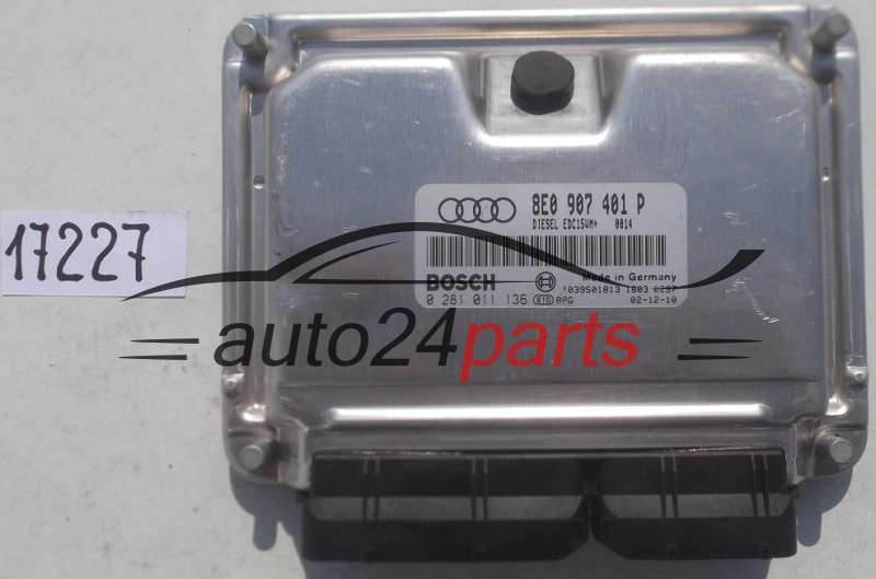 KOMPUTER STEROWNIK SILNIKA AUDI A6 2.5 TDI BOSCH 0 281 011 136,