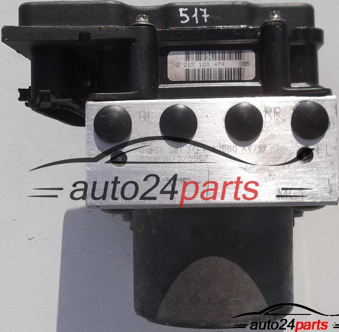BOMBA HIDRAULICA Y CENTRALITA ABS NISSAN PRIMERA BOSCH 0 265 231 317, 0265231317, 47660 AV712, 47660AV712, 0 265 800 334, 0265800334