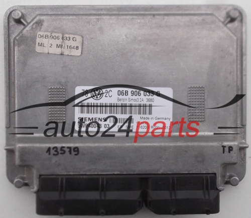MOTORSTEUERGERÄT ECU STEUERGERAT VOLKSWAGEN AUDI SEAT SKODA SIEMENS 5WP40 043 03, 5WP4004303, 06B 906 033 G, 06B906033G 