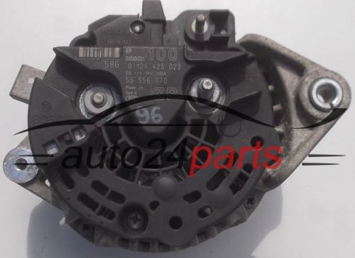 Alternateur OPEL ASTRA CORSA MERIVA ZAFIRA 1.6 1.8 BOSCH 0 124 425 022, 55 556 070 ZP