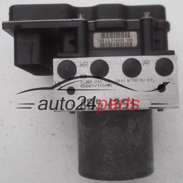 POMPE HYDRAULIQUE ET CALCULATEUR dABS BMW E60 E61 BOSCH 0 265 234 134, 0265234134, 3451 6758743-01, 3451675874301, 0 265 950 375, 0265950375 