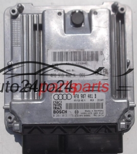 MOTORSTEUERGERÄT ECU STEUERGERÄT AUDI A6 3.0 TDI BOSCH 0 281 013 173, 0281013173, 4F0 907 401 B, 4F0907401B, 4F0 910 402 N, 4F0910402N, EDC16CP 