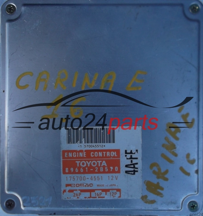 calculateur moteur pour toyota carina 1.6