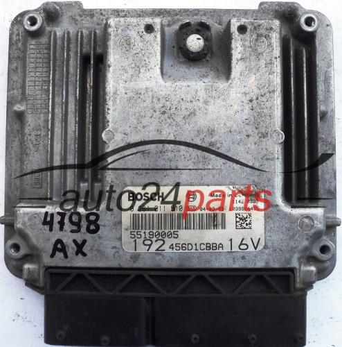 KOMPUTER STEROWNIK SILNIKA FIAT STILO 1.9 JTD BOSCH 0 281 011 510, 55190005