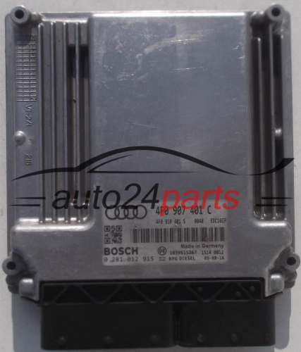 KOMPUTER STEROWNIK SILNIKA AUDI A6 3.0 TDI 4F0907401C, 4F0910401S, BOSCH 0281012915