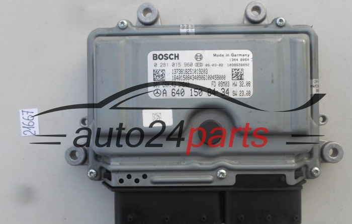 MERCEDES W169 BOSCH 0 281 015 960, 0281015960, A 640 150 84 34, A6401508434