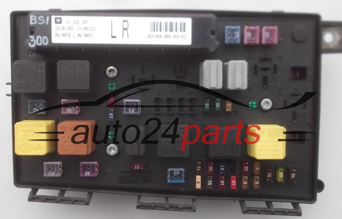 ELEKTRISCHER KASTEN SICHERUNGKASTEN SICHERUNG UND RELAIS STROMKASTEN RELAISKASTEN OPEL ZAFIRA B 13268307 LR, 5DK 008 668-53, 5DK008668 - 53, 5DK00866853