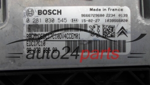 KOMPUTER STEROWNIK SILNIKA CITROEN PEUGEOT 1.4 HDI BOSCH 0 281 030 545