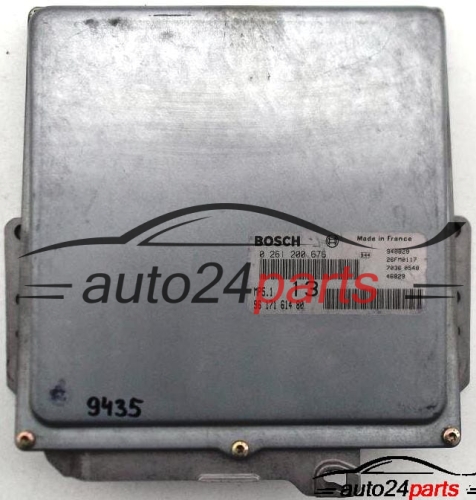 MOTORSTEUERGERÄT ECU STEUERGERAT PEUGEOT 306, CITROEN ZX 1.6, BOSCH 0 261 200 676, 0261200676, 96 171 614 80, 9617161480 