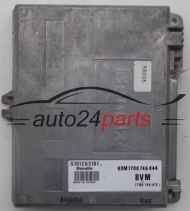 CALCULATEUR MOTEUR  RENAULT BENDIX S101263101 C, S101263101C, 7700746044, 7700744412 