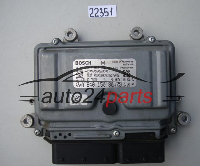 KOMPUTER STEROWNIK SILNIKA MERCEDES W168 A180 2.0 CDI A6401508079, 6401508079, A 640 150 80 79, BOSCH 0281013030, 0 281 013 030
