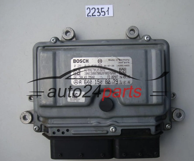 KOMPUTER STEROWNIK SILNIKA MERCEDES W168 A180 2.0 CDI A6401508079, 6401508079, A 640 150 80 79, BOSCH 0281013030, 0 281 013 030