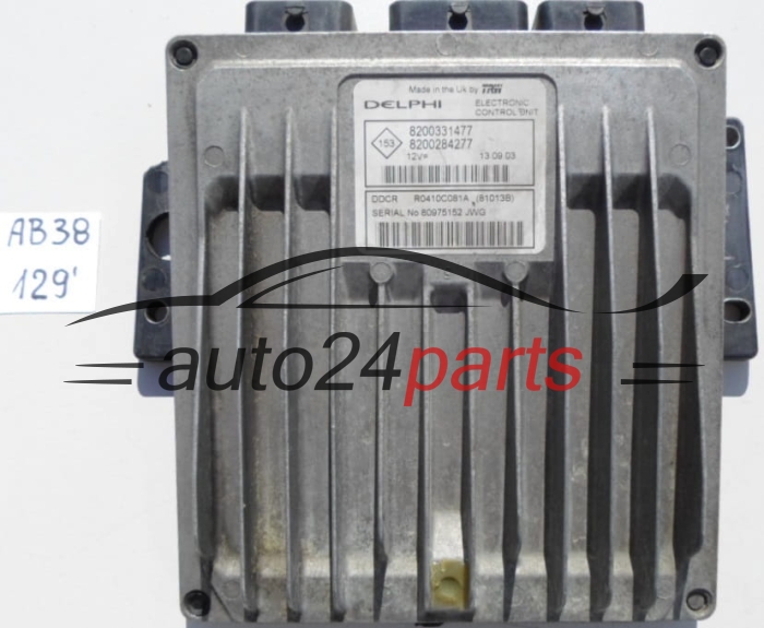 KOMPUTER STEROWNIK SILNIKA RENAULT CLIO 1.5 DCI R0410C081A, 8200331477, 8200284277 