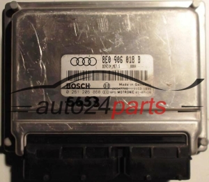 CALCULATEUR MOTEUR AUDI A4 1.8 TURBO BOSCH 0261206969, 0 261 206 868, 8E0906018B, 8E0 906 018 B