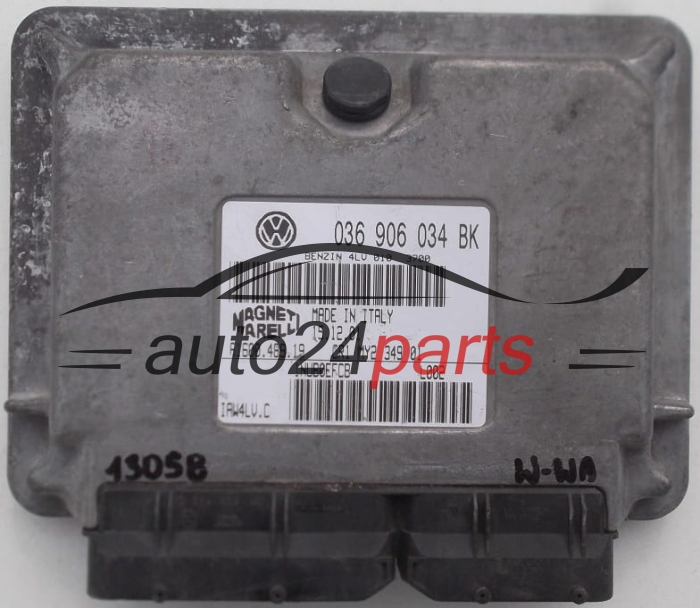 KOMPUTER STEROWNIK SILNIKA SKODA FABIA 1.4 AUB 036906034BK, 036 906 034 BK, 61600.489.19, 6160048919, IAW4LV.C, IAW4LVC