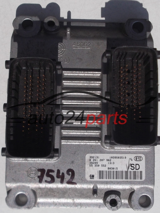 MOTORSTEUERGERÄT ECU STEUERGERÄT OPEL CORSA C 1.2 Z12XE BOSCH 0 261 207 962