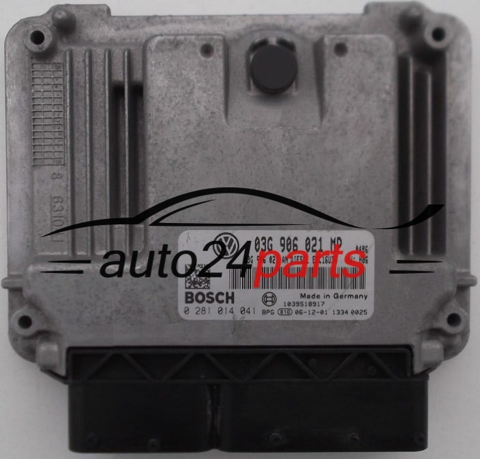 KOMPUTER STEROWNIK SILNIKA VW VOLKSWAGEN TOURAN 2.0 TDI 03G906021MP, 03G906021AN, BOSCH 0281014041