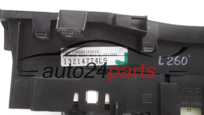 LICZNIK OPEL MERIVA 13214774LS, VDO 110080162042