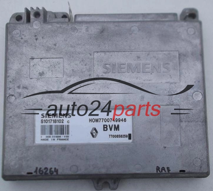 KOMPUTER STEROWNIK SILNIKA RENAULT CLIO 1.4, SIEMENS S101718102 C