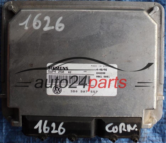 ECU CENTRALITA DE MOTOR VW VOLKSWAGEN PASSAT 1.6 3B0907557, 3B0 907 557, SIEMENS 5WP4250 02, 5WP4 250 02 