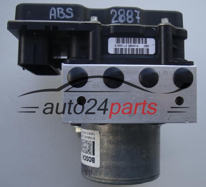 ABS PUMPE BLOCK HYDRAULIKPUMPE STEUERGERÄT ALFA ROMEO MITO BOSCH 0 265 252 705, 0265252705, 51968089, 0265952252