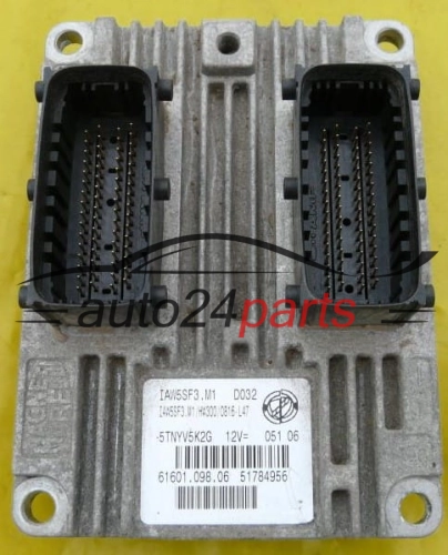 KOMPUTER STEROWNIK SILNIKA FIAT GRANDE PUNTO 1.2 Magneti Marelli IAW 5SF3.M1,  51784956