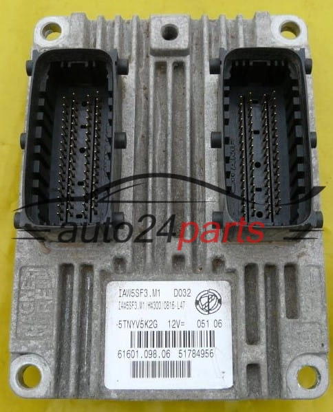 KOMPUTER STEROWNIK SILNIKA FIAT GRANDE PUNTO 1.2 Magneti Marelli IAW 5SF3.M1,  51784956