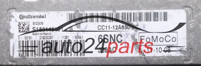 ECU CENTRALITA DE MOTOR  FORD TRANSIT 2.4 TDCI CONTINENTAL S180145101 B