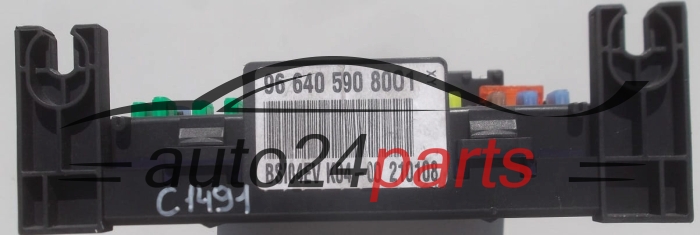 CONFORT MODULE BSI CITROEN PEUGEOT 1.6 HDI Johnson Controls 21676159-4,  96 640 590 8001