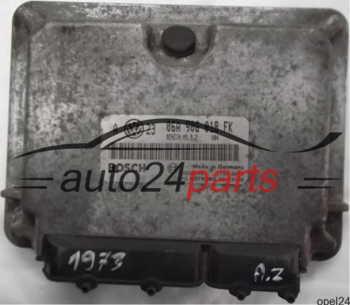 MOTORSTEUERGERÄT ECU STEUERGERÄT VW VOLKSWAGEN GOLF 2.0 06A906018FK, 06A 906 018 FK, BOSCH 0261206261, 0 261 206 261