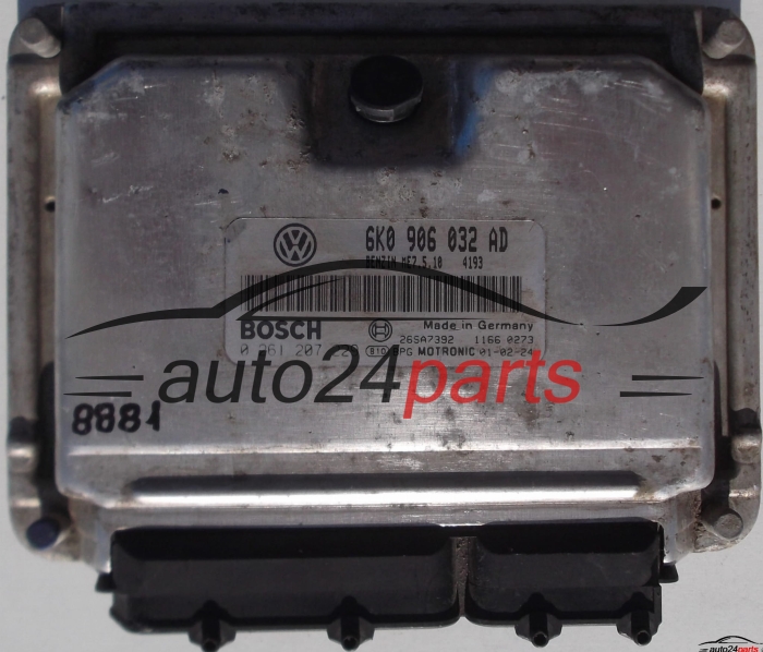 SEAT, VW VOLKSWAGEN POLO 1.4, BOSCH 0 261 207 229, 0261207229, 6K0 906 032 AD, 6K0906032AD